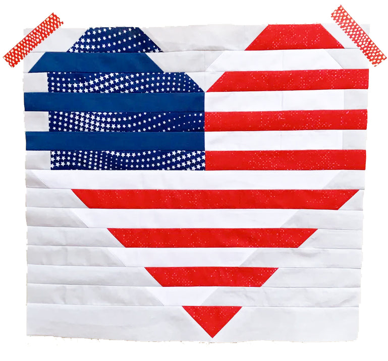 Patriotic Love Boldly Quilt Pattern - PRINTED