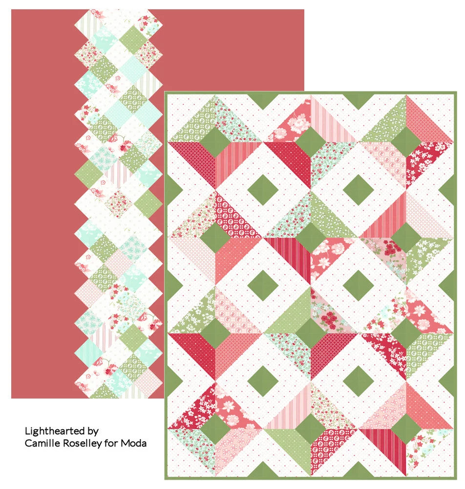 Double-Sided Diamond Quilt - PDF (Almost Free for Charity)
