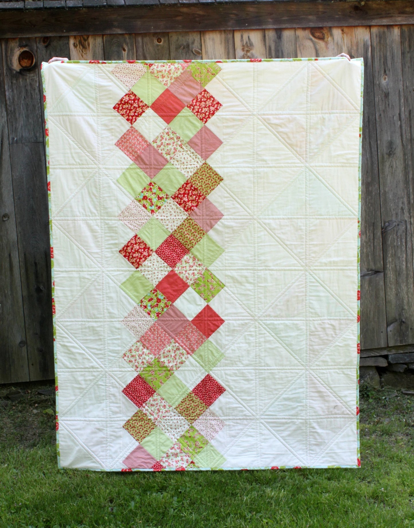 Double-Sided Diamond Quilt - PDF (Almost Free for Charity)