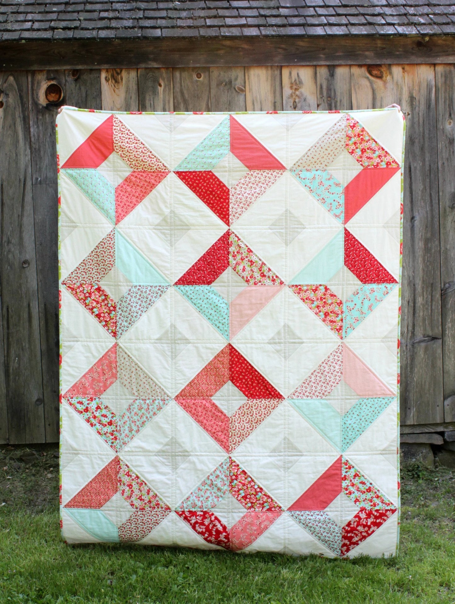 Double-Sided Diamond Quilt - PDF (Almost Free for Charity)