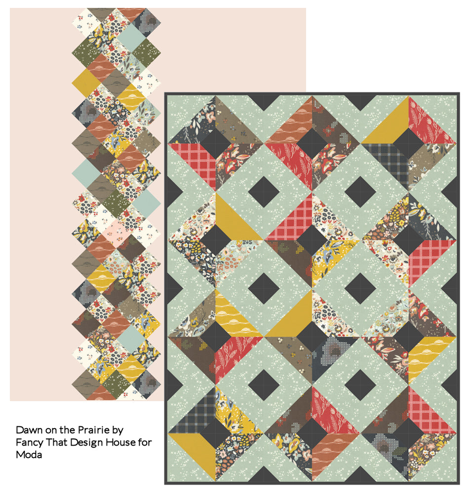Double-Sided Diamond Quilt - PDF (Almost Free for Charity)