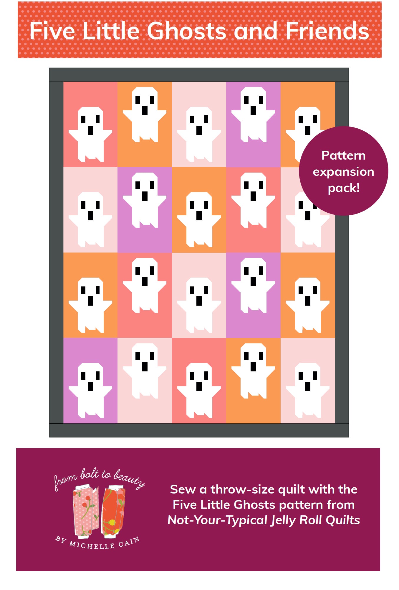 Five Little Ghosts and Friends - PDF (Pattern Expansion Pack)
