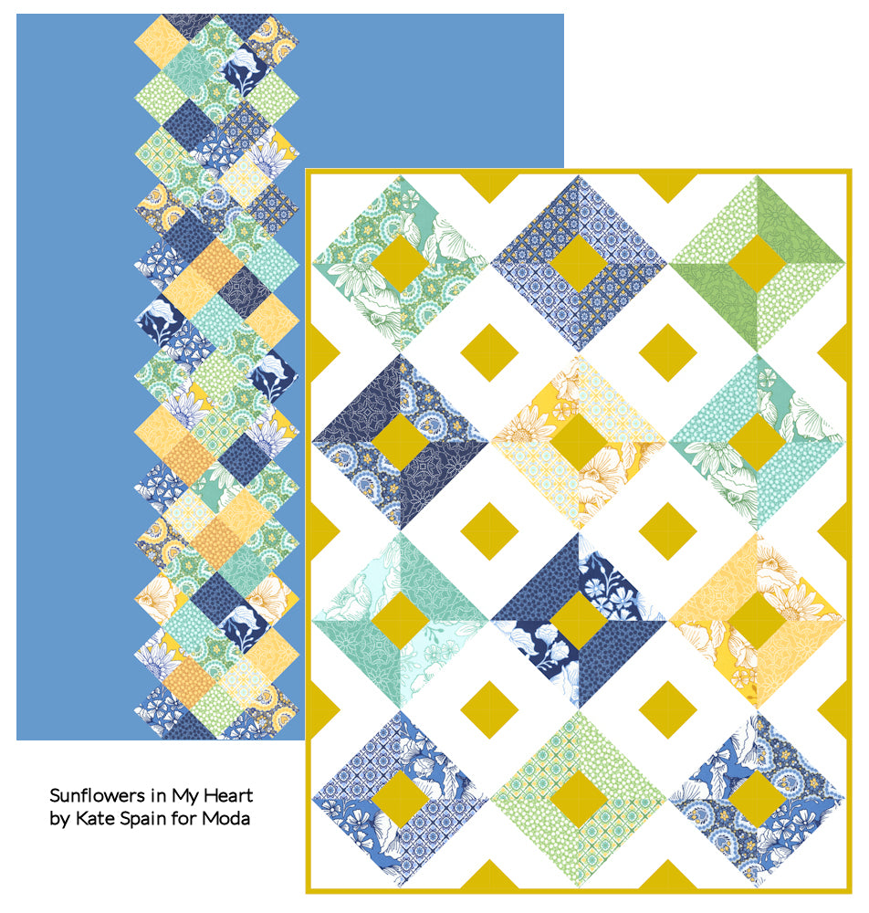 Double-Sided Diamond Quilt - PDF (Almost Free for Charity)