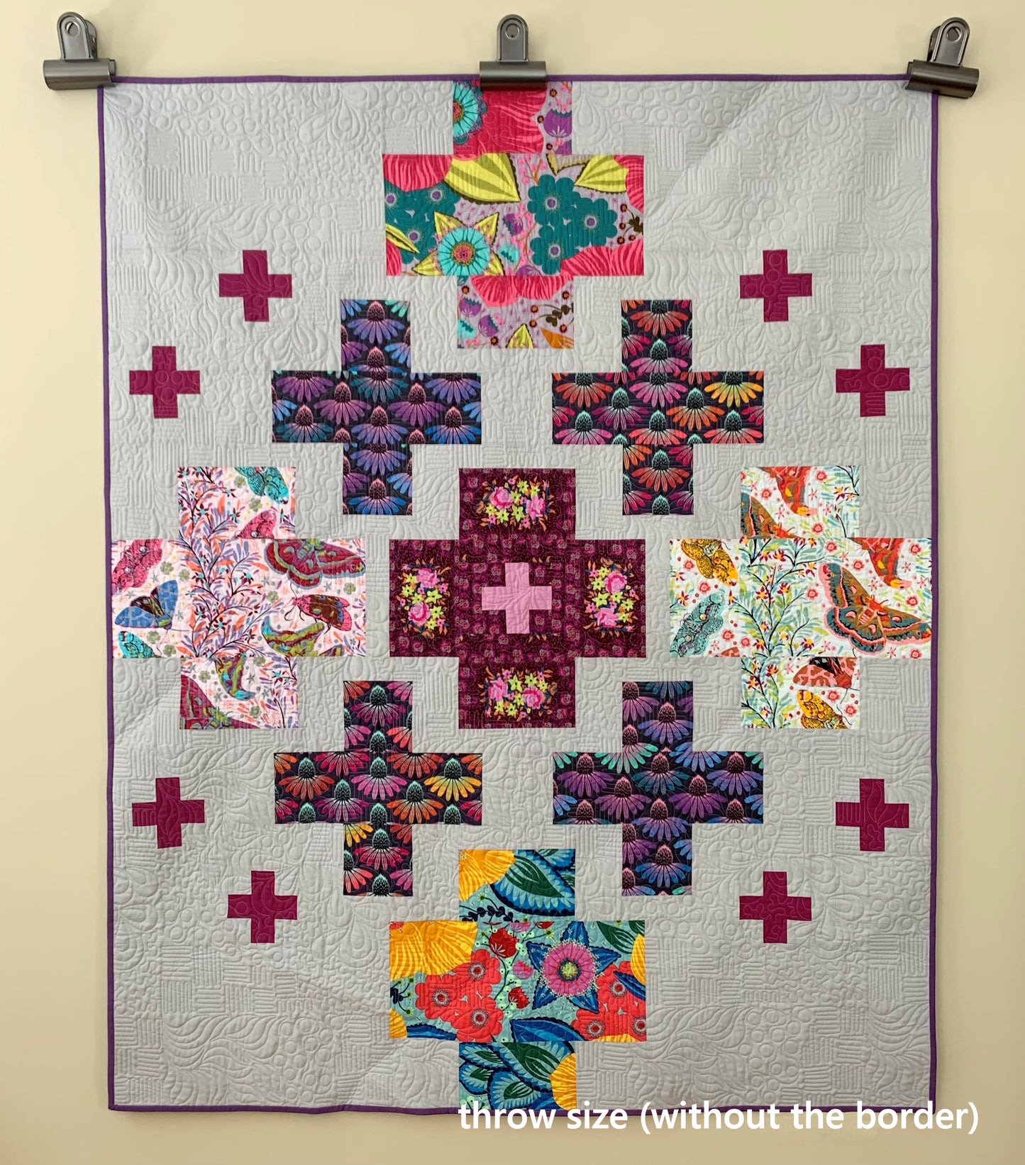 Pretty in Pluses Quilt Pattern - PRINTED