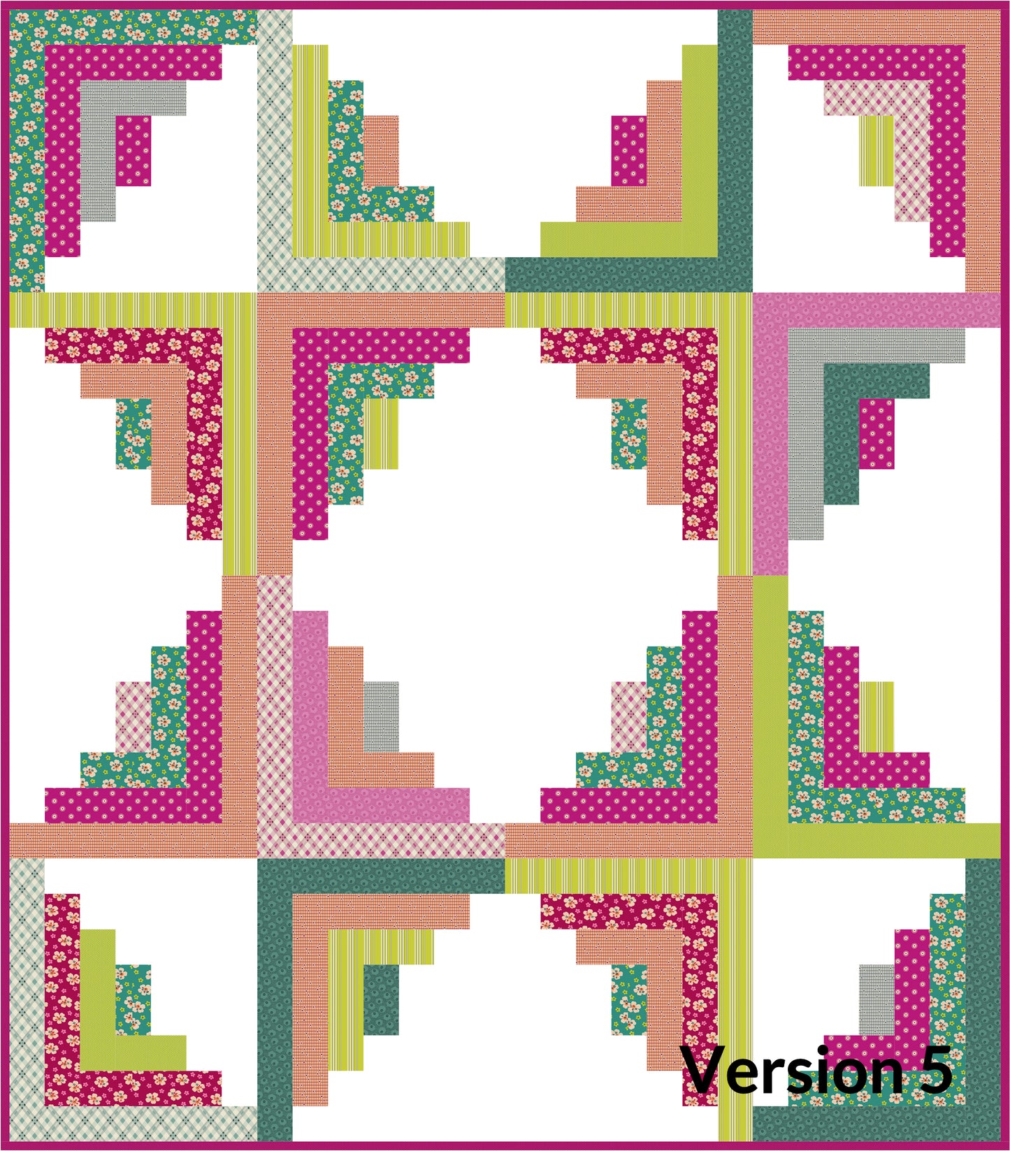 Still Pretty Simple Jelly Roll Quilt - PDF (Almost Free for Charity)