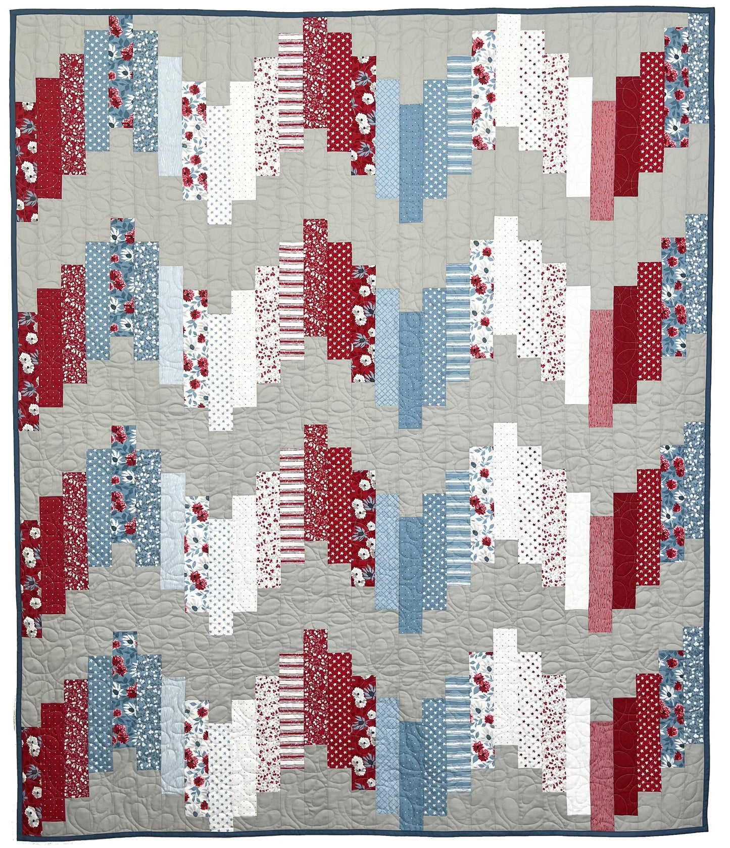 Ridiculously Easy Jelly Roll Quilt Pattern - PDF