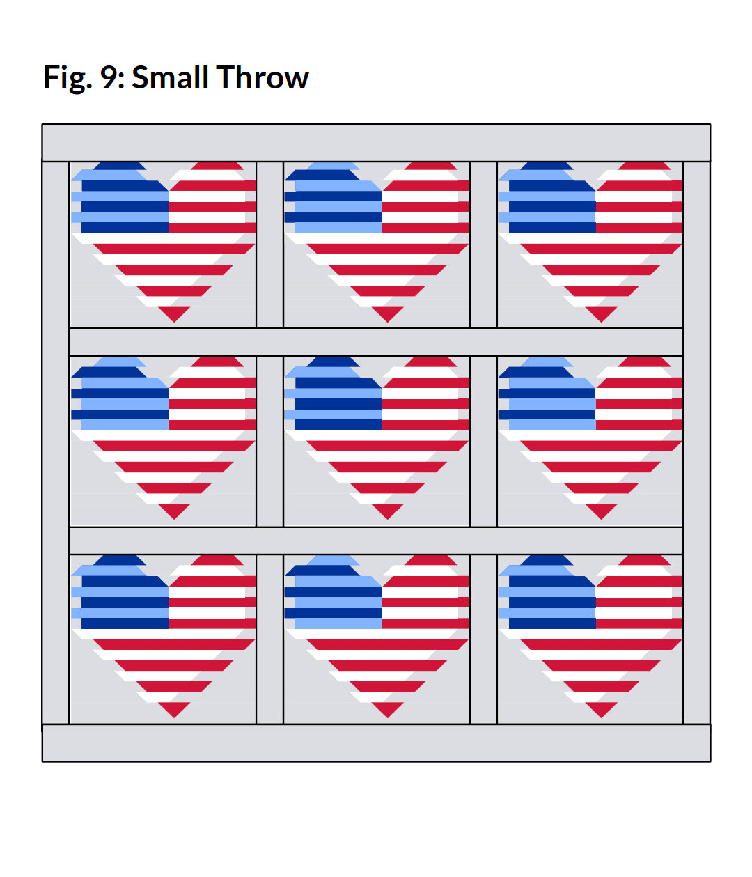 Patriotic Love Boldly Quilt Pattern - PDF
