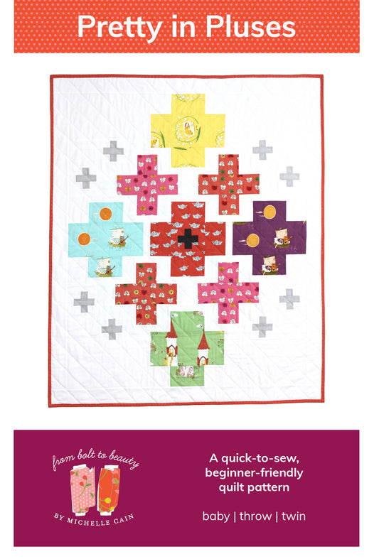 Pretty in Pluses Quilt Pattern - PDF