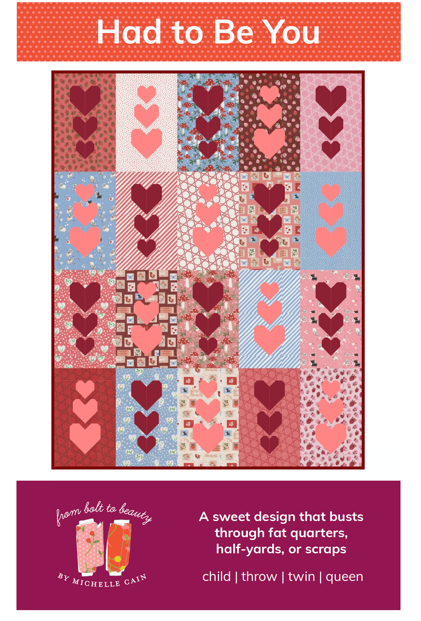 Had to Be You Quilt Pattern - PDF