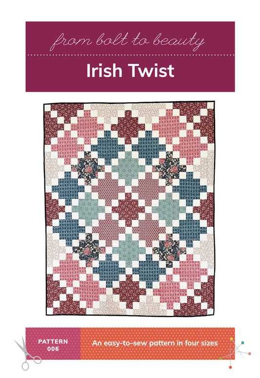 Irish Twist Quilt Pattern - PDF