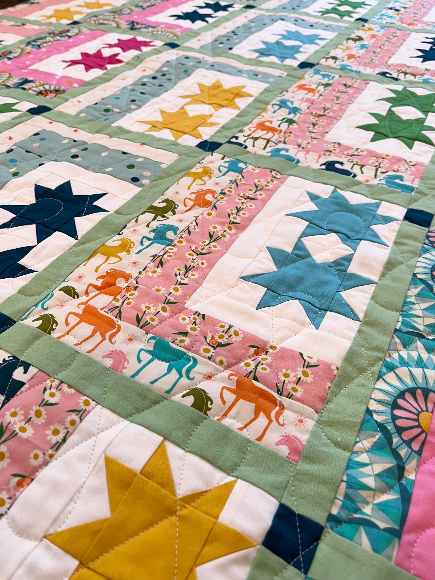 Twin-Star Cabins Quilt Pattern - PRINTED